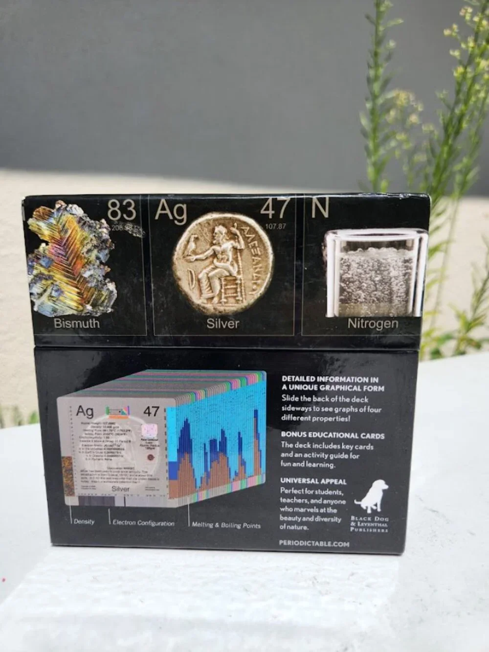 The Photographic Card Deck of the Elements Periodic Table Flash Cards 126 Cards